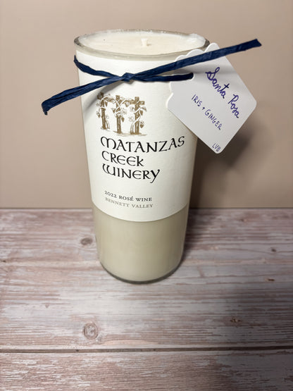Santa Rosa -- Iris + Ginger Soy Candle