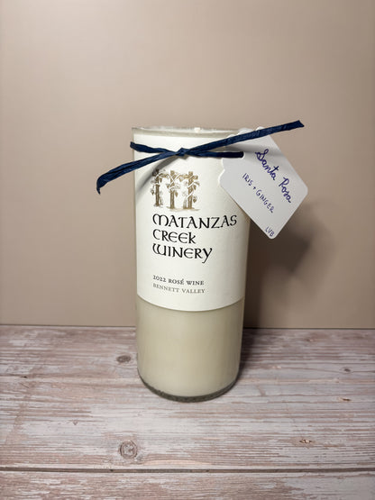 Santa Rosa -- Iris + Ginger Soy Candle