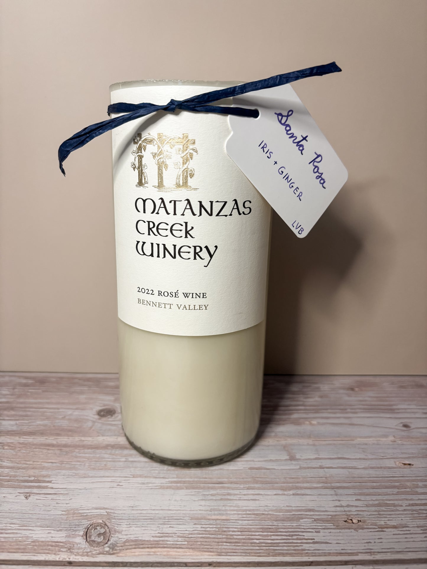 Santa Rosa -- Iris + Ginger Soy Candle