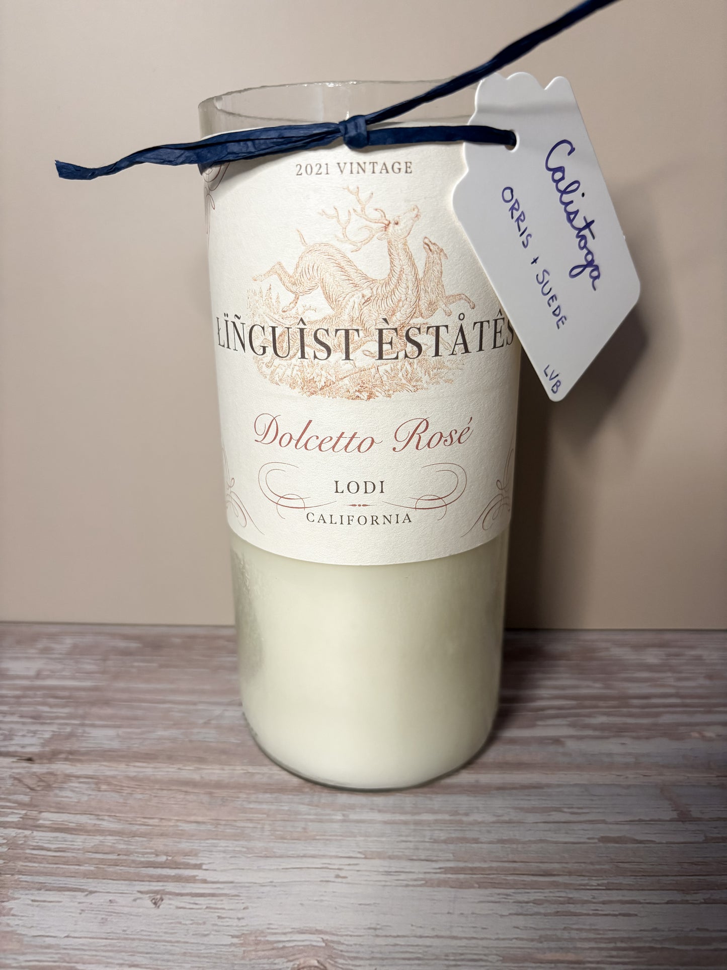 Calistoga --  Orris + Suede Soy Candle