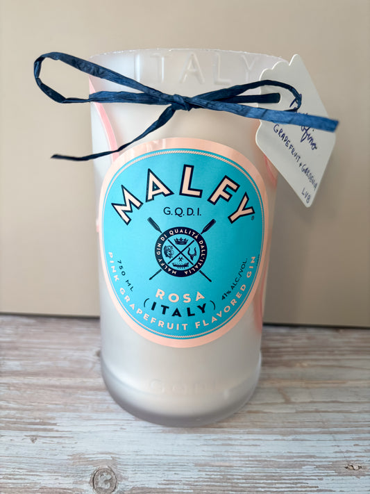 Portofino -- Grapefruit + Gardenia Double Wick Soy Candle