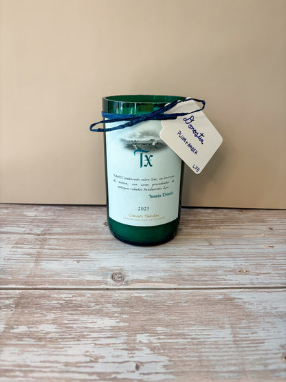 Donostia -- Plum + Amber Soy Woodwick Candle