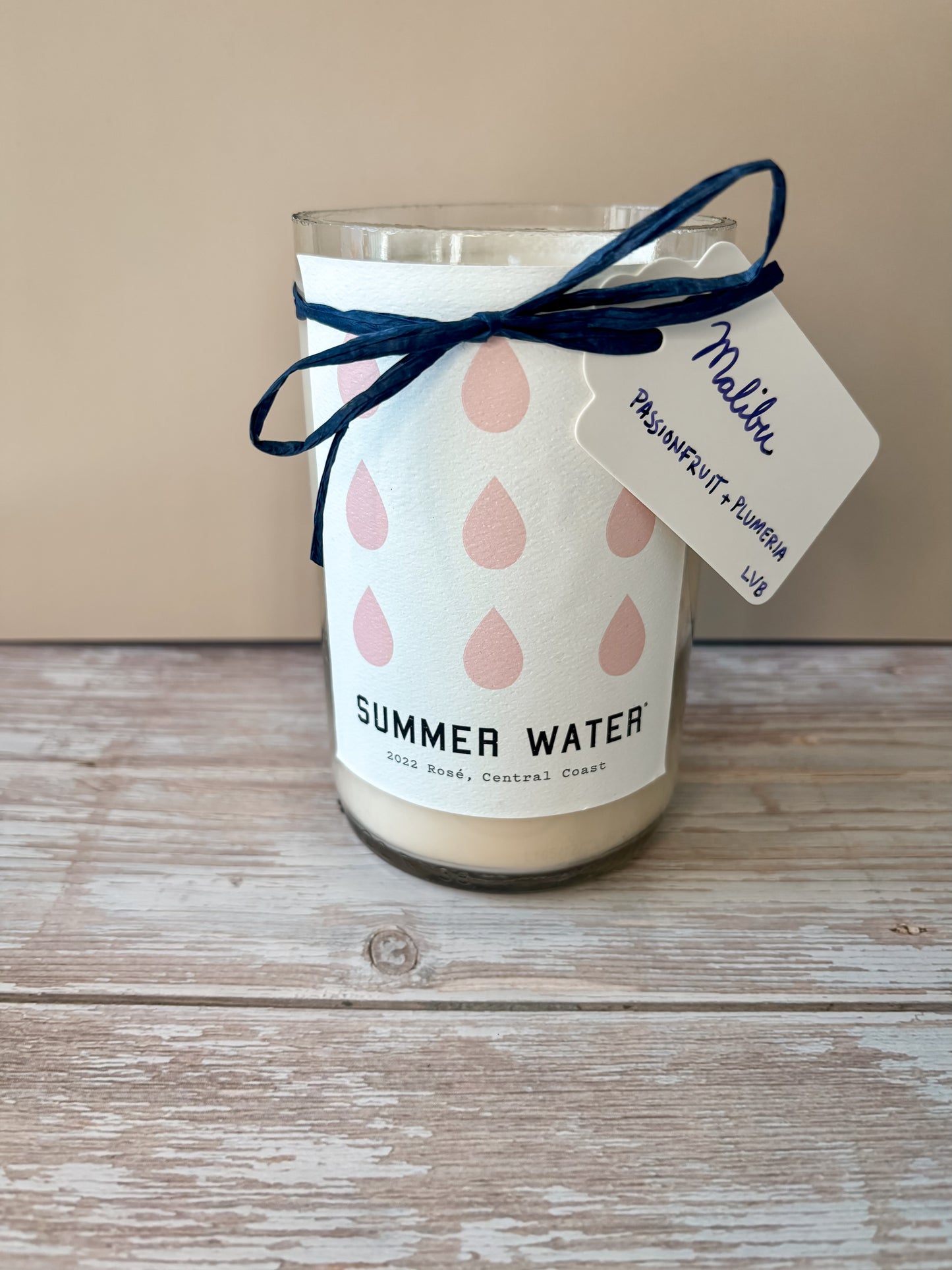 Malibu -- Passionfruit + Plumeria Soy Candle