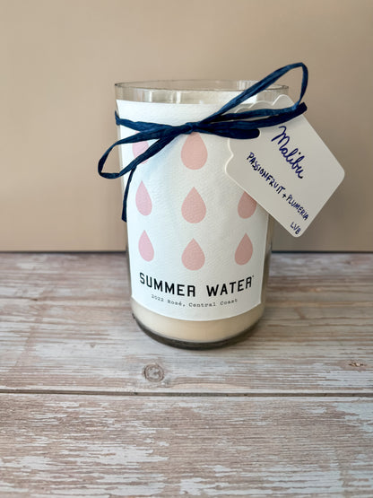 Malibu -- Passionfruit + Plumeria Soy Candle