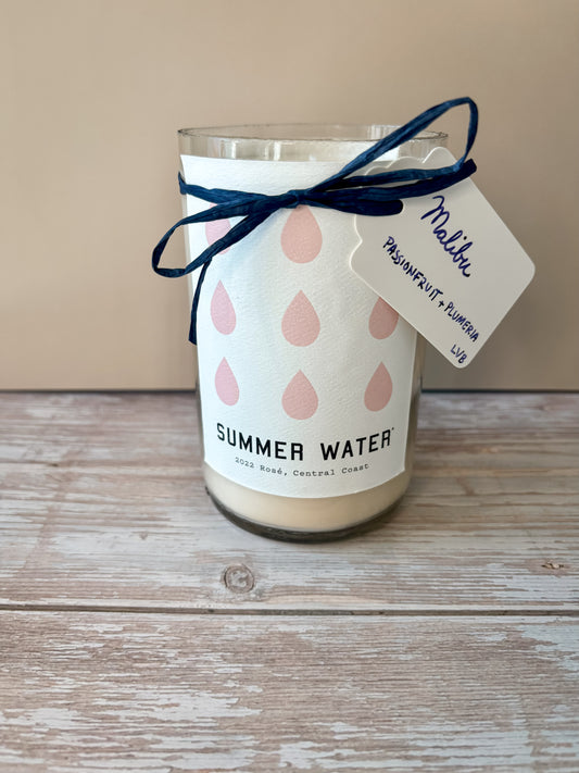 Malibu -- Passionfruit + Plumeria Soy Candle