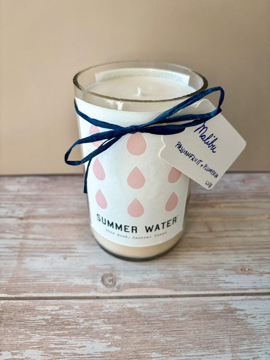 Malibu -- Passionfruit + Plumeria Soy Candle
