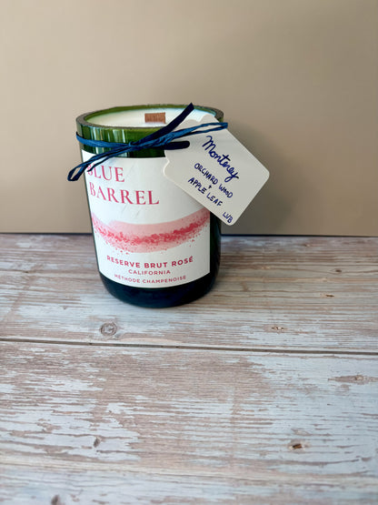 Monterey -- Orchard Wood + Apple Leaf Soy Woodwick Candle