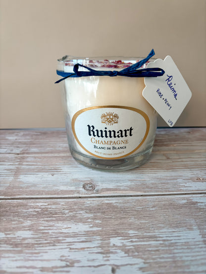 Reims -- Rose + Peony Double Wick Soy Candle