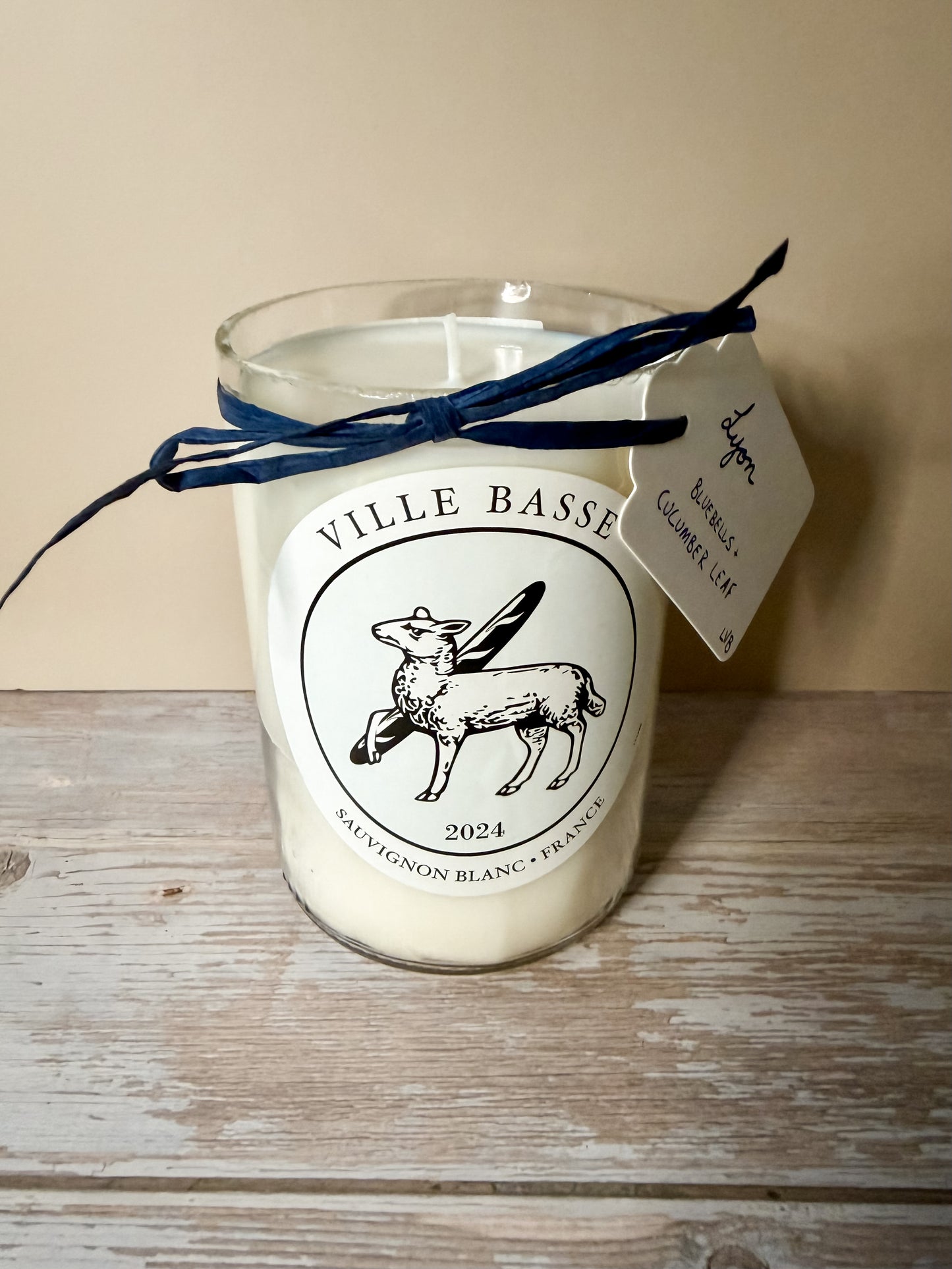 Lyon -- Bluebells + Cucumber Leaf Soy Candle