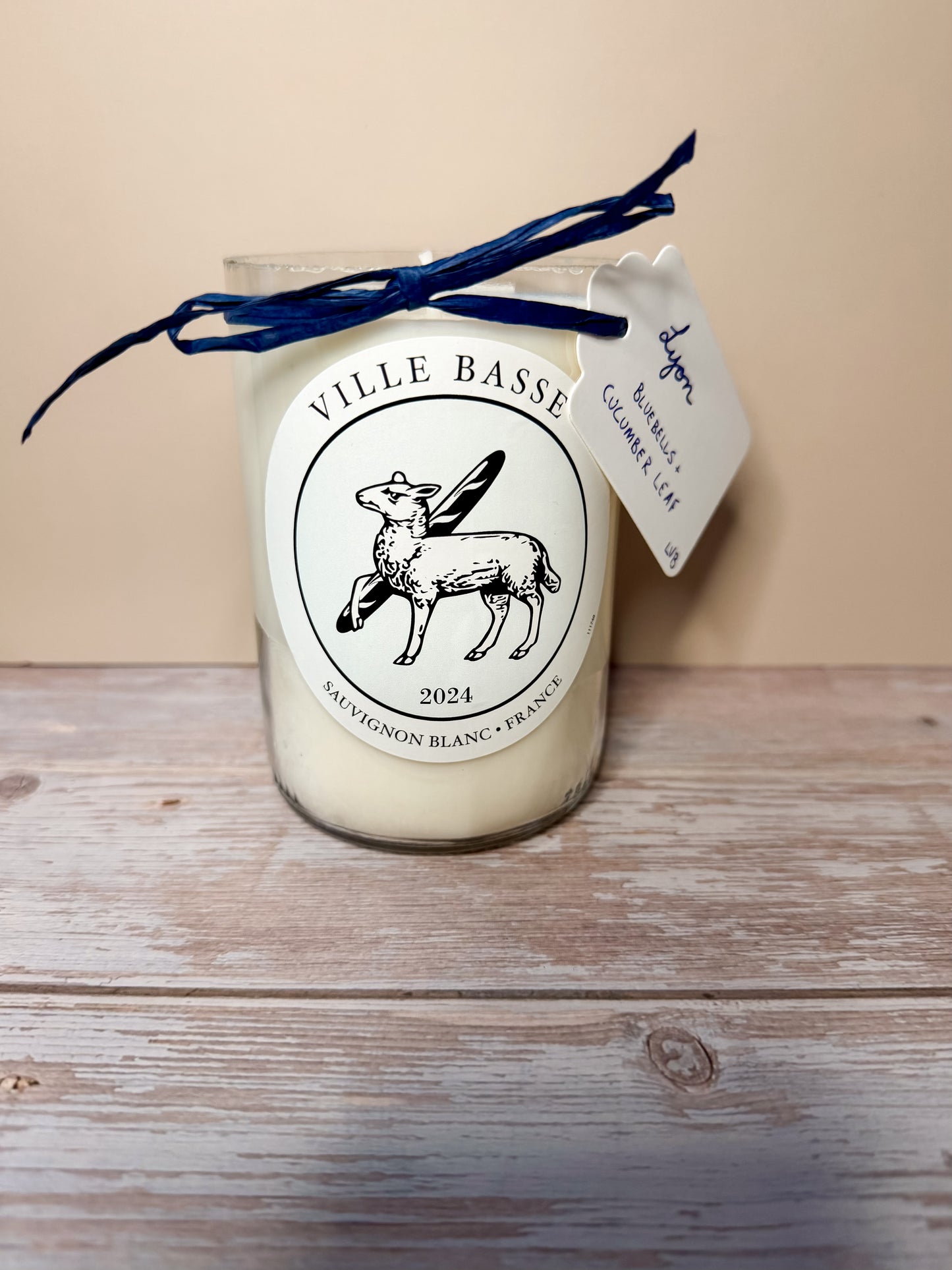 Lyon -- Bluebells + Cucumber Leaf Soy Candle