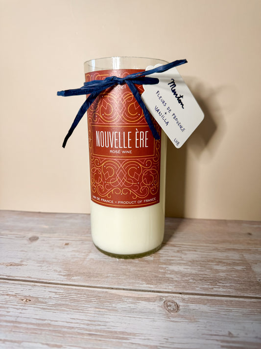 Menton -- Fleurs de Provence + Vanilla Soy Candle