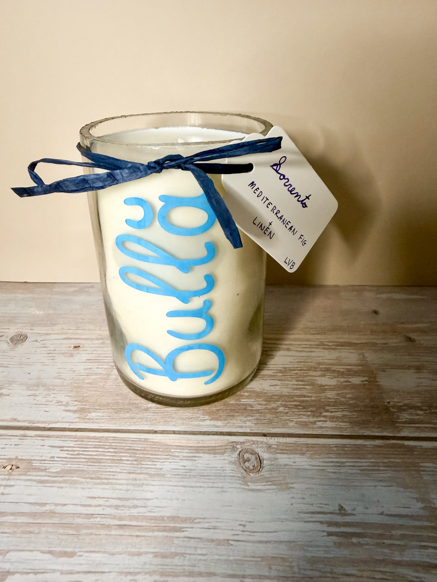 Sorrento -- Mediterranean Fig + Linen Soy Candle