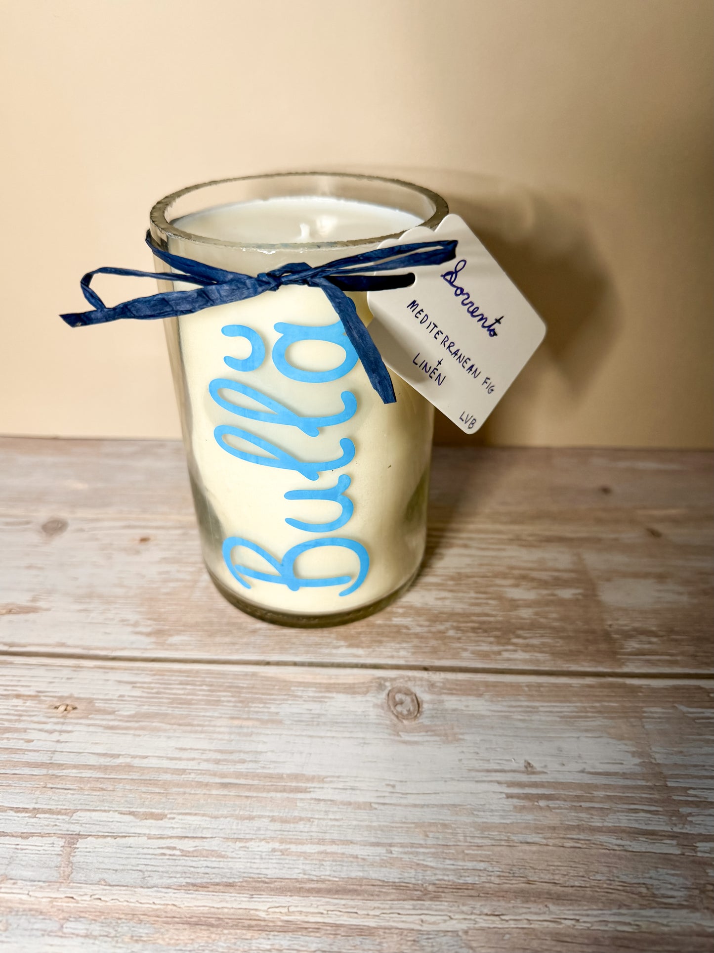 Sorrento -- Mediterranean Fig + Linen Soy Candle