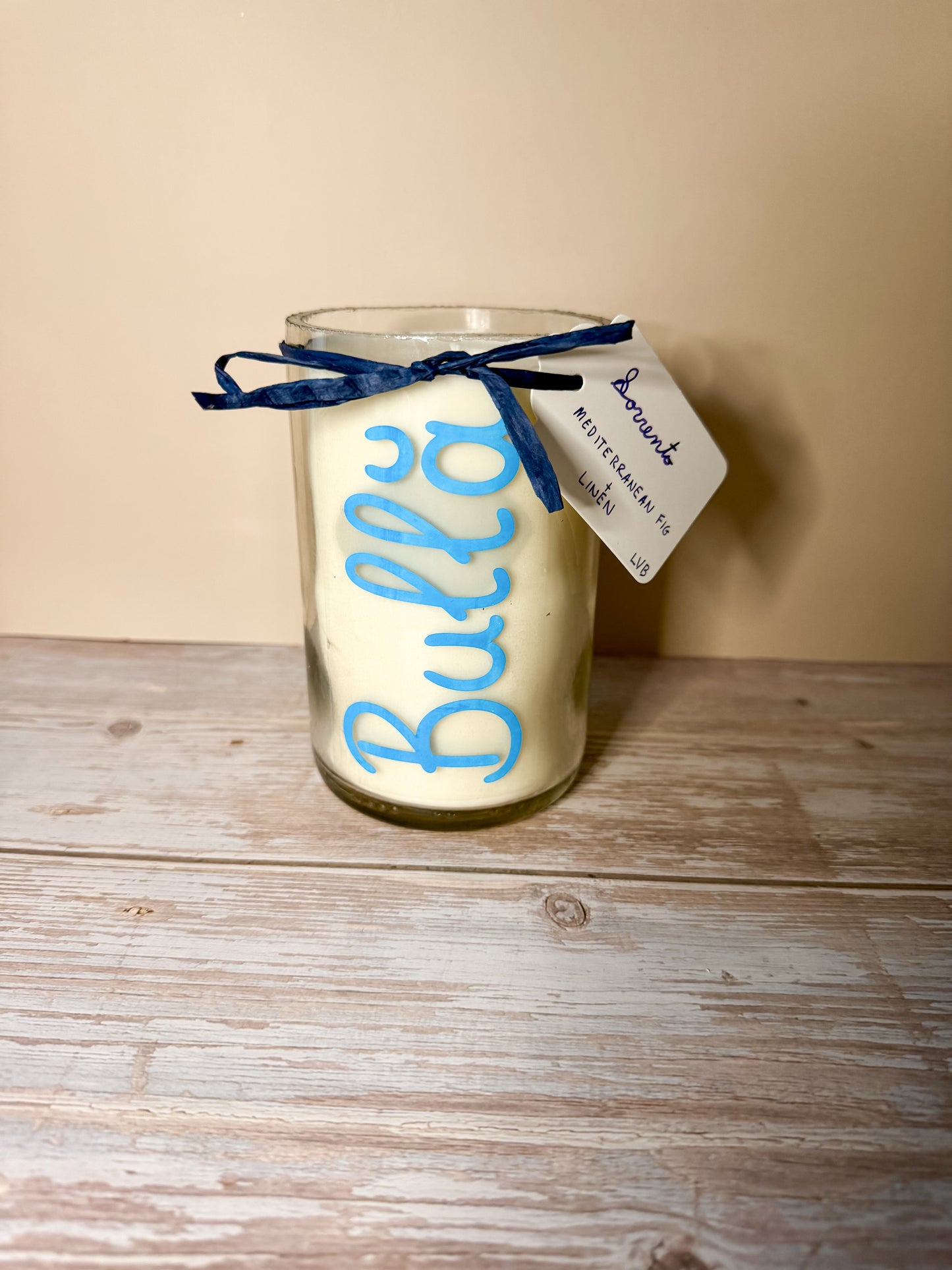 Sorrento -- Mediterranean Fig + Linen Soy Candle