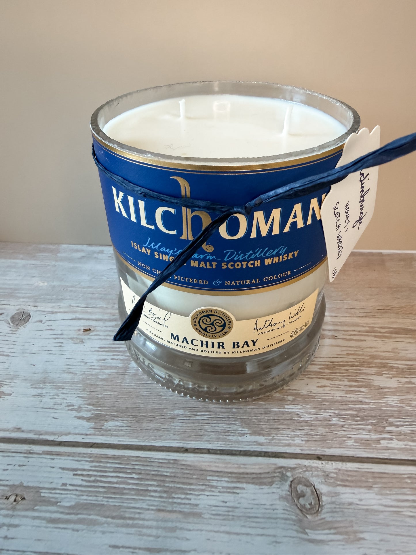 Edinburgh -- Honey + Scotch Whisky Double Wick Soy Candle