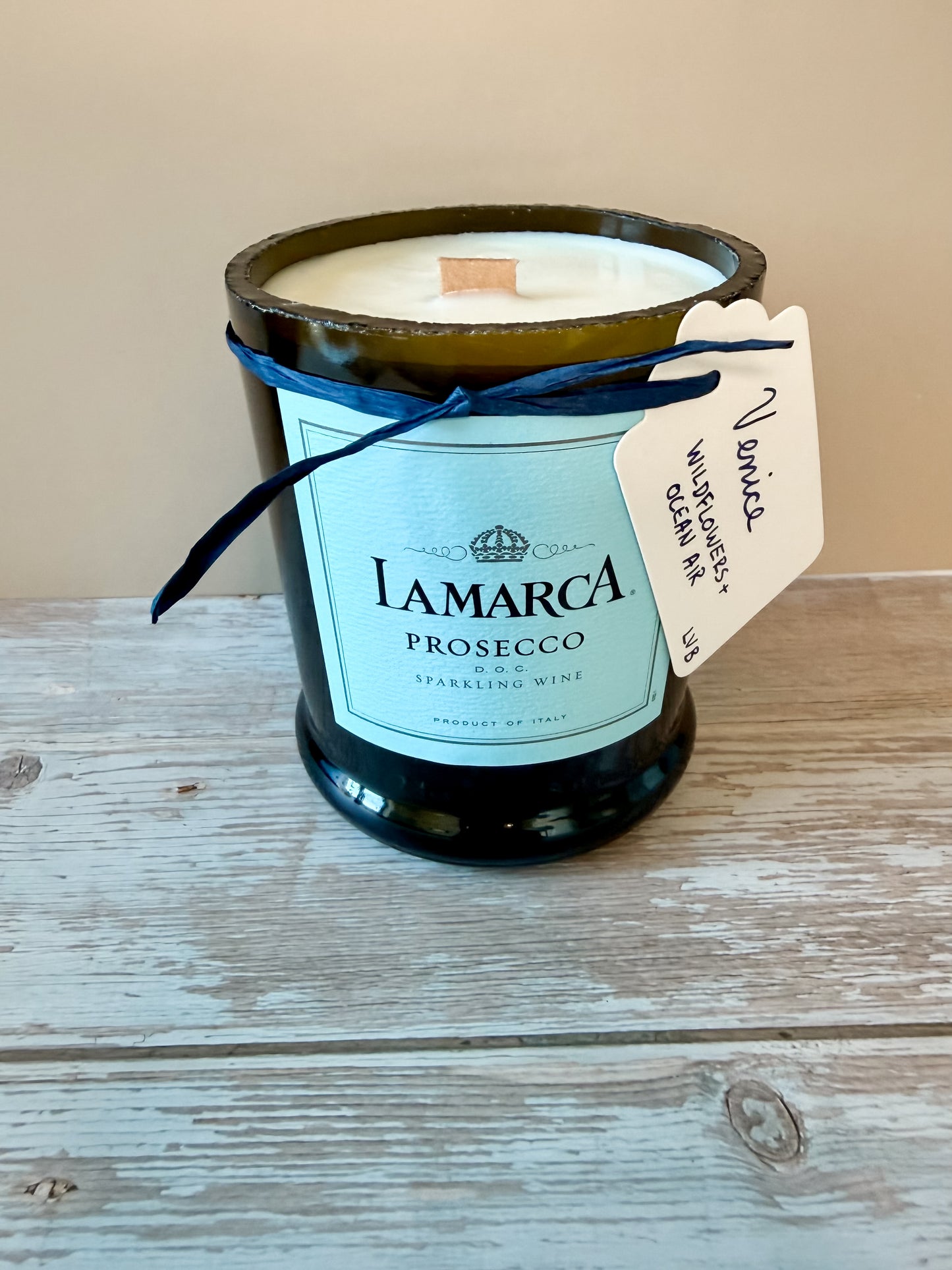 Venice -- Wildflowers + Ocean Air Soy Woodwick Candle