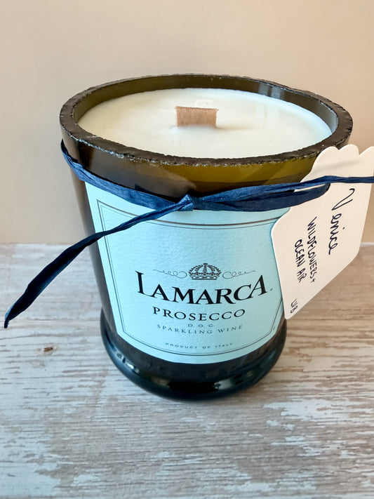 Venice -- Wildflowers + Ocean Air Soy Woodwick Candle