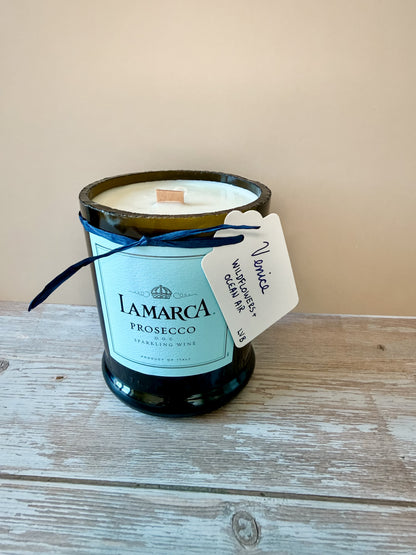 Venice -- Wildflowers + Ocean Air Soy Woodwick Candle